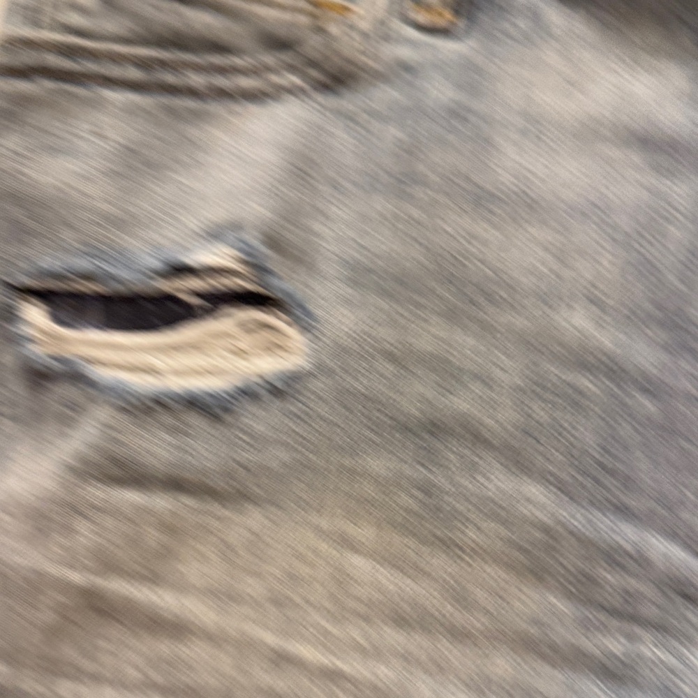GAP Blue Distressed Jean Shorts Size 28 - Picture 6 of 9